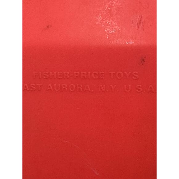 Vintage Fisher Price #411 Floating Red White Boat - Picture 6 of 8